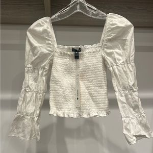 NWT Bloomingdales aqua blouse